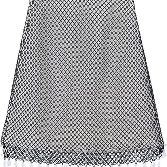 Burberry Gloria Crystal-Embellished Wool-Blend Skirt size 6 NWT $2050 - Picture 4 of 10